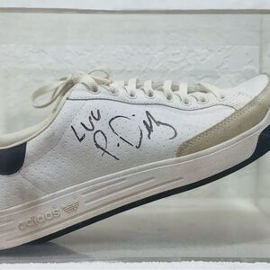 Adidas Rod Laver Shoe Autographed by P.Diddy, Pharrell Williams and DJ Clue